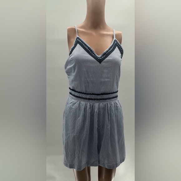 Japna Blue Embroidered Romper Size M - Picture 7 of 9